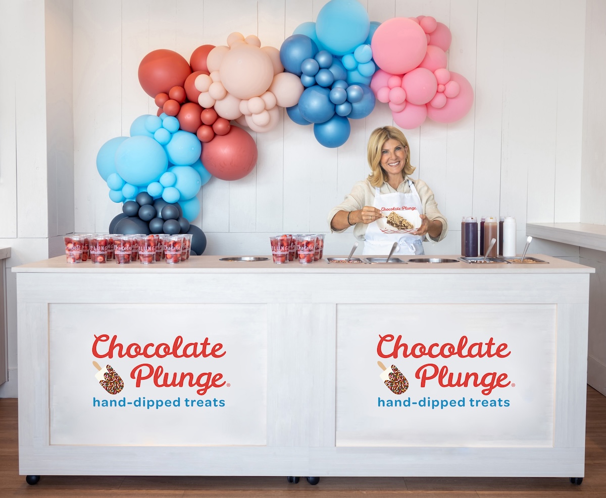 chocolate plunge catering set up